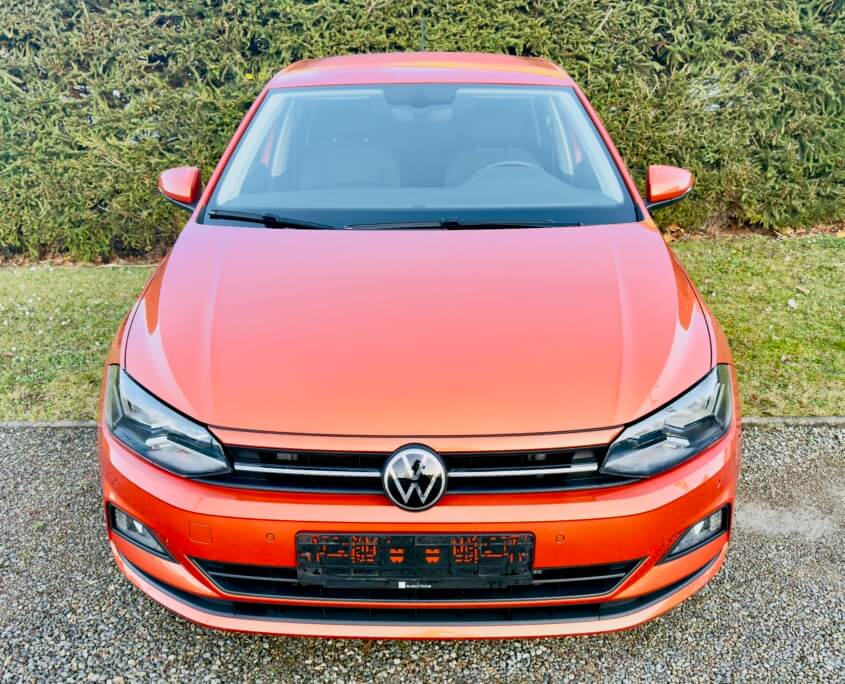 VW Polo United orange - vorn